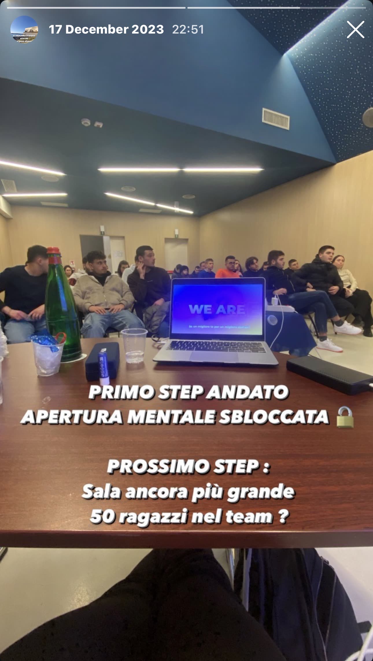 Prima presentazione Partenomics, dicembre 2023